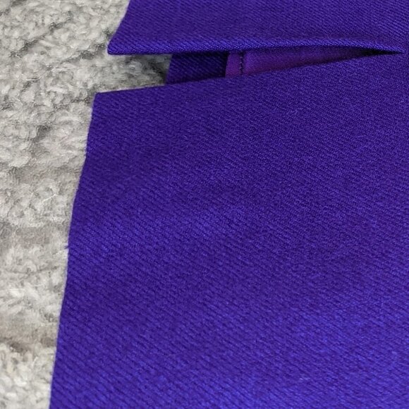 LES Ravisseurs Wool purple pensil skirt size 12 @K - Picture 4 of 11